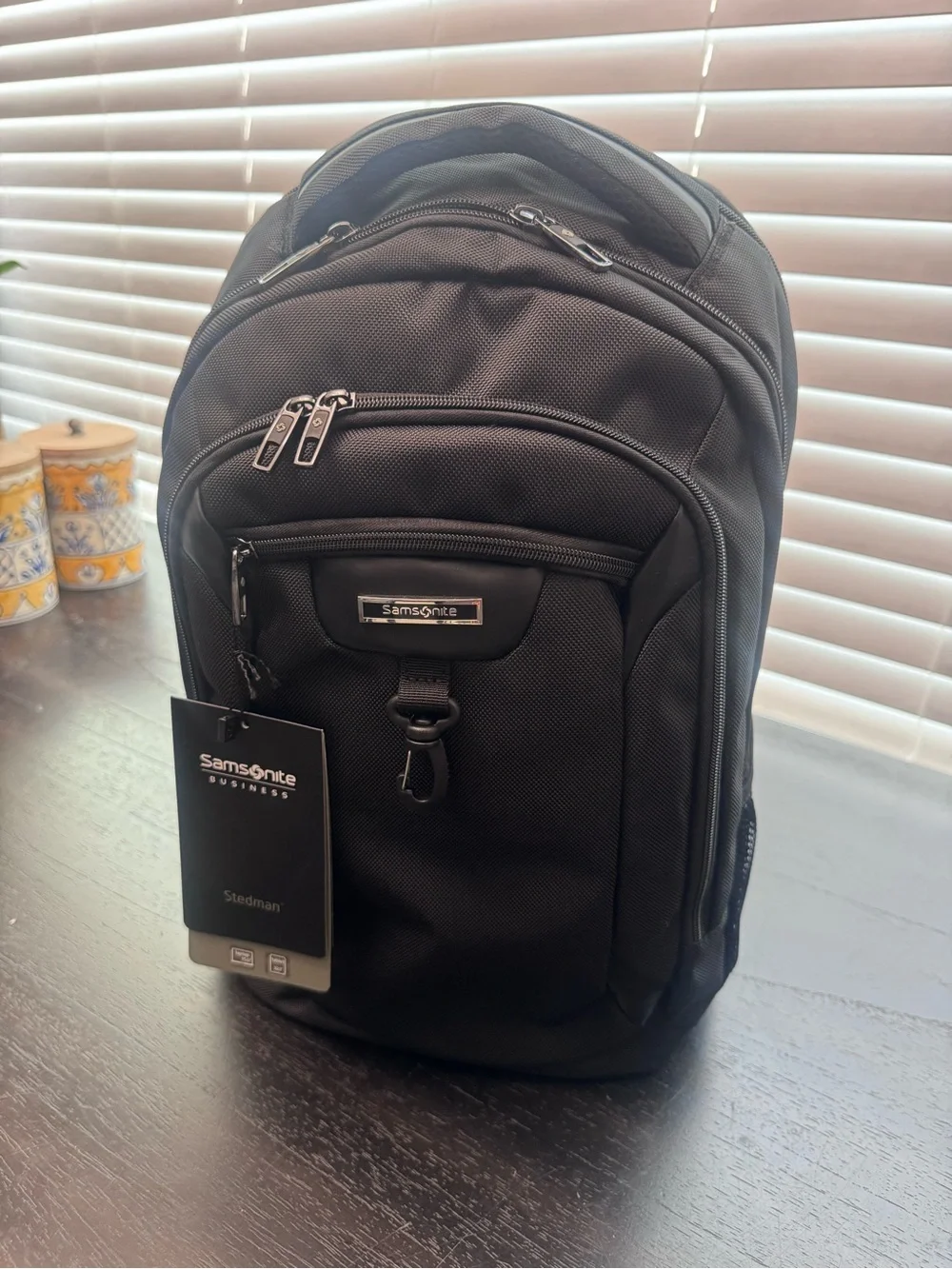 Samsonite Black Business Backpack with Laptop Compartment